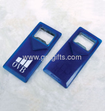 Blue Plastic Key Ring With Bottle Opener?