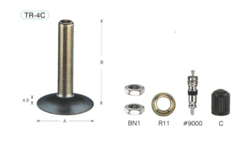 TR-4A Inner Tube Valves