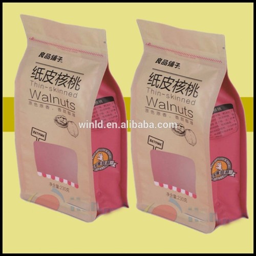 custom four-side seal 3kg dog food pouch