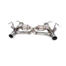 ING Stainless Steel Exhaust Catback for Ferrari F8 Spider 2019+