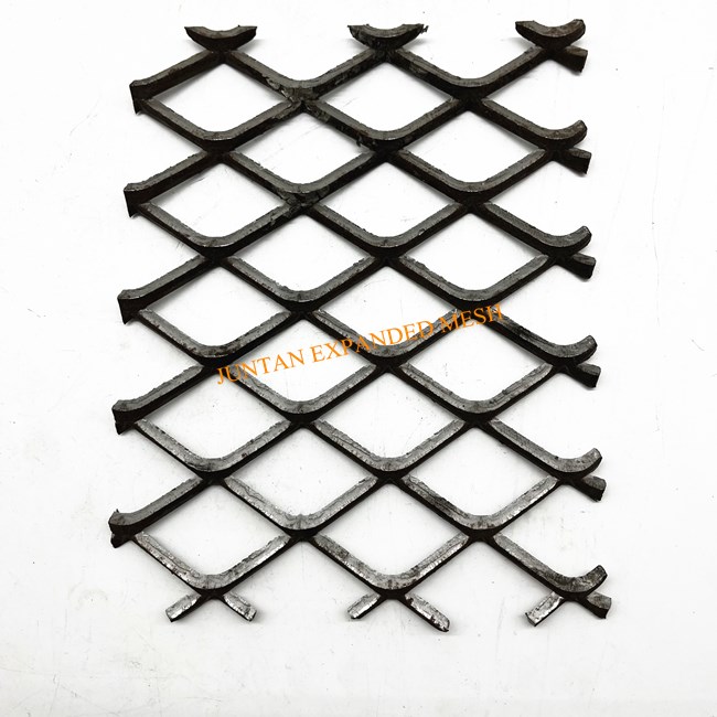 Black Steel Expanded Metal Mesh 3 Jpg