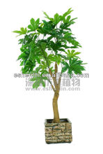 artificial tree Japanese fatsia potted tree