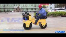 Ride on Double Drum Vibrating Roller Compactors