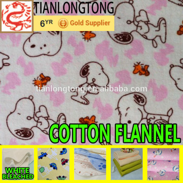 flannel fabric/nightgown flannel fabric for baby/hebei