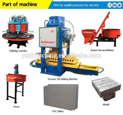 Automatical Stone Powder concrere floor tile making machine floor tile manufacturer paving floor tile making machine for sale