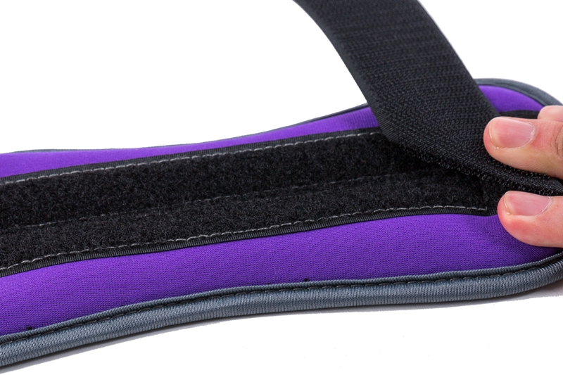niestandardowe regulowane obciążniki na nadgarstki i kostki energii do noszenia w kolorze fioletowym