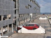 Advanced two-level AGV parking