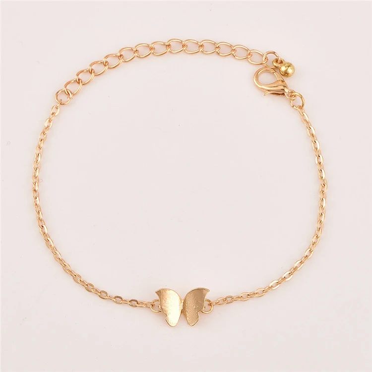 Promotion Wholesale Bracelet Women Handmade Custom Charm Fashion Bracelets Jewelry Simple Charm Gold Plated Fashion Bracelet