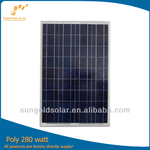 Competitive price per watt Solar Panel 280w for tracker