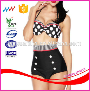 Fashion Retro High Waist Bikini