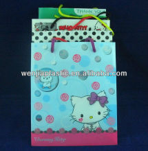 plastic shopping bag with print