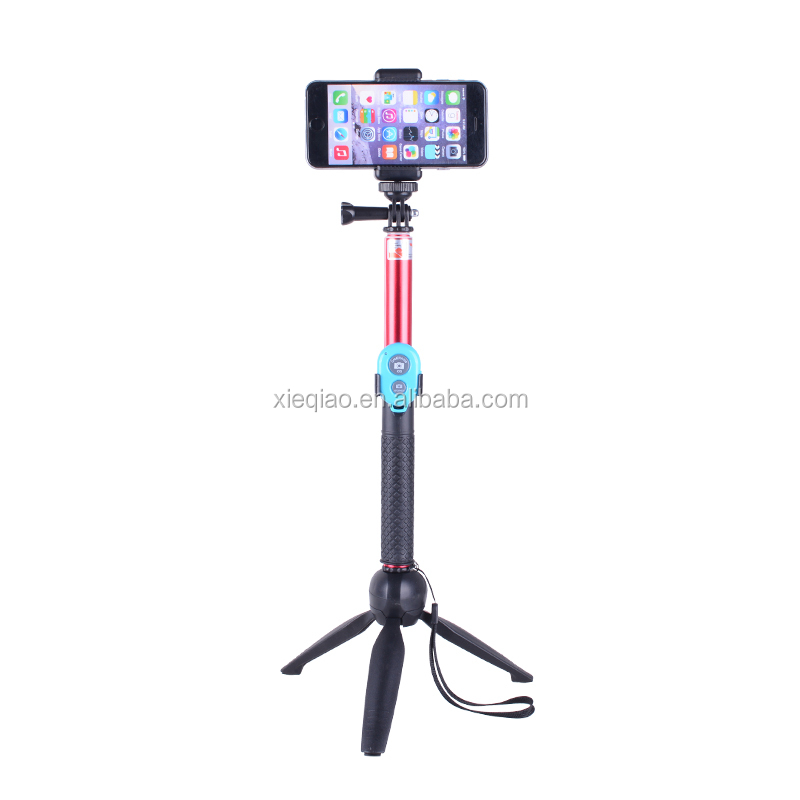 Pendirian selfie tripod batang selfie fleksibel kernel untuk kamera dslr telefon video