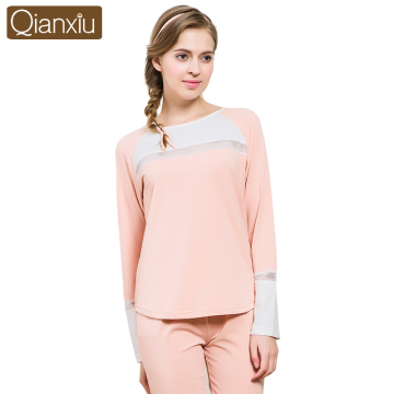 Qianxiu Newest Design Wholesale Cotton Ladies Pyjamas