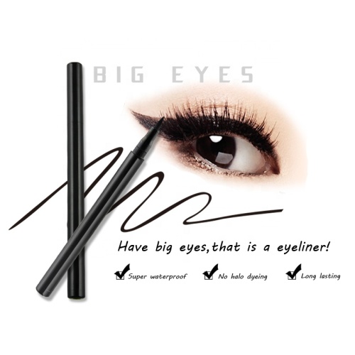 Vloeibare eyeliner Waterdichte zwarte make-up voeringpotlood