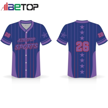 Sublimated mesh girls baseball jerseys