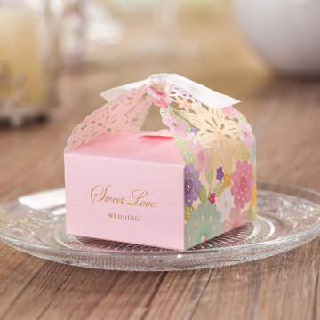 silk paper box wedding invitations candy boxwholesale