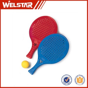 Manufacture Plastic Paddle Racket Lattice Head Paddle Racquet beach tennis