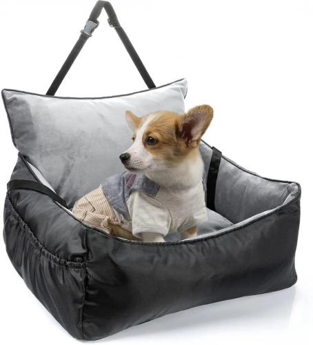 Washable Dog Car Seat Bed for Car Travel