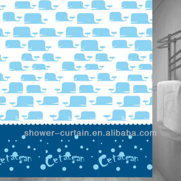 100% Polyester Printed Shower Curtain/ Wholesale Shower Curtain