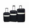 Set Light Luggage Koper Spinner Blackweaver