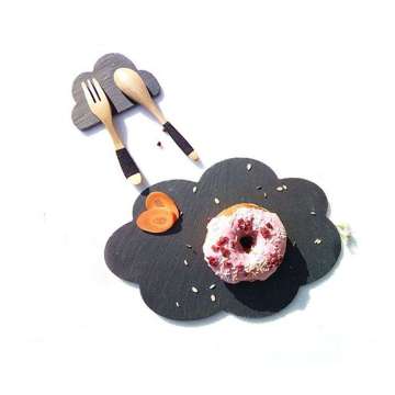 Superb Quality Slate Bake Stone Plate - Cloud Shape