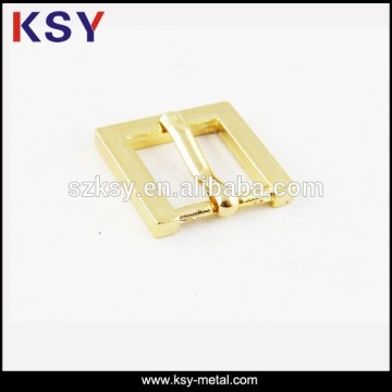 Small gold metal belt buckle