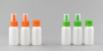 60ml Lotion Dispenser Atomizer Bottle Suntan Lotion Bottle Cosmetic Refillable Bottle Set Orange