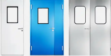 Modular clean room door