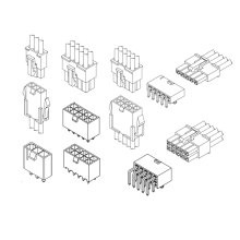 Single and double row wire-to-board/wire-to-wire connectors