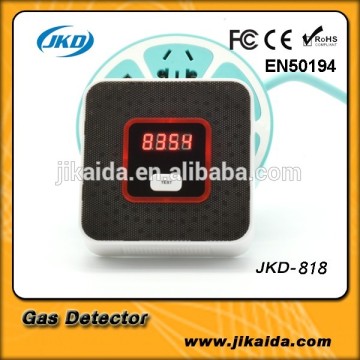 Wireless Digital LED Display Combustible Gas Detector For Home Alarm System personal safe Flash Gas sensor for personal Security