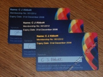 membership card,plastic membership card,club membership card