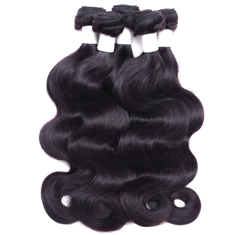 factory supply cuticle aligned Indian human hair body wave 10A bundles