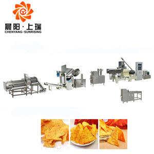 Small snack extruder food corn chips production machine