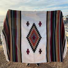New Arrival Boho Style Mexican Handmade Woven Throw Blanket