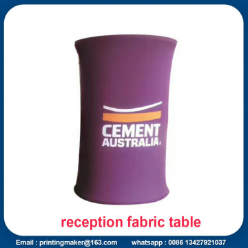 Tension Fabric Promotional Display Counter with Printing