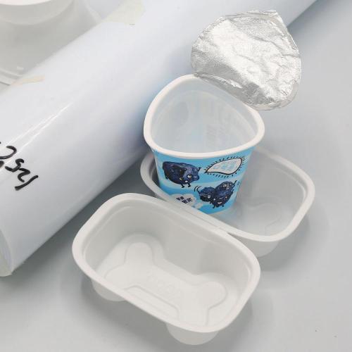 milky white PP film for cups boxes trays