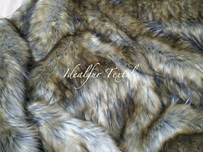 Long Pile Faux Racoon Fur