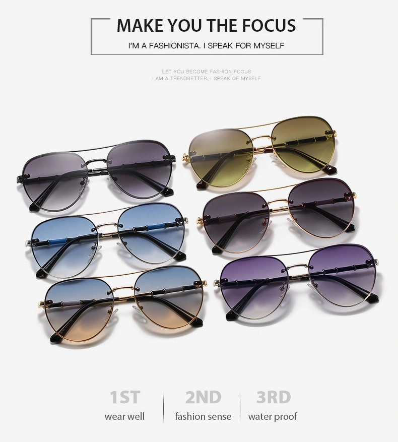 2020 Designer UV400 Metal Sunglasses