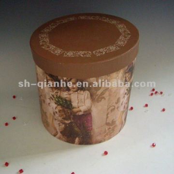 cardboard round gift box