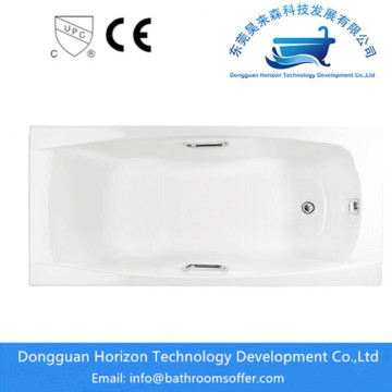 Rectangular acrylic tub square bathtub sizes