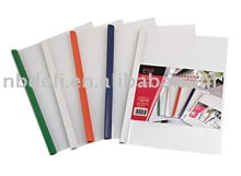 Sliding bar report cover