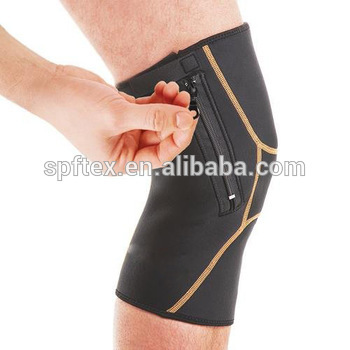 Zipper Knee Compression Sleeve In Extended Sizes