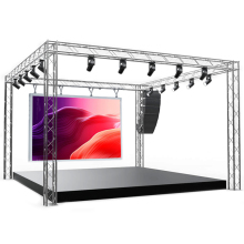 Portable Truss Platform System with LED Screen and Lighting Support