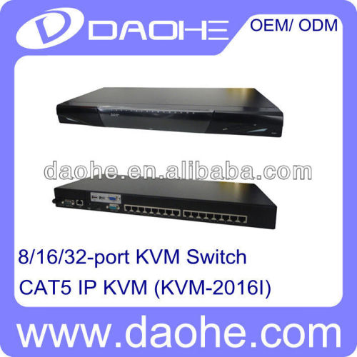 16 ports Cat5 KVM switch over IP