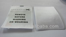 rf woven lable/EAS security alarm label/8.2MHZ woven label with soft label