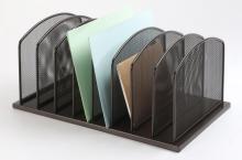 Office Stationery Metal Mesh File Rack