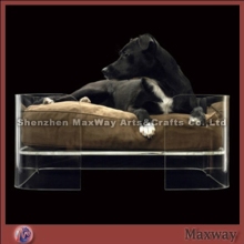High-grade Newly Clear Lucite Hound Heaven with Cushion