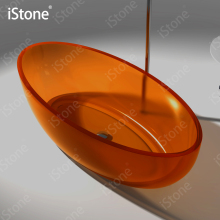 Colorful Resin Freestanding Bathtub WD6589