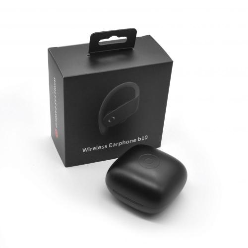 Écouteurs sans fil noirs OEM V5.0 TWS Auriculares Earbuds