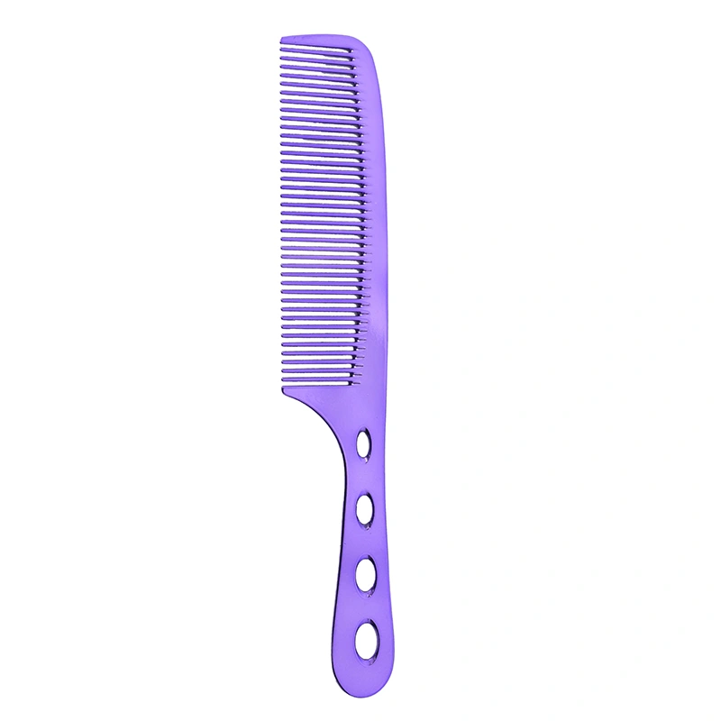 Barber Shop Styling Tool Multi-Coloured Hair Brush Aluminum Barber Haircut Comb for Adult for Animals Wholesale